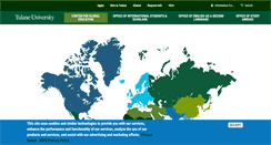 Desktop Screenshot of global.tulane.edu