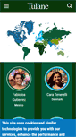 Mobile Screenshot of global.tulane.edu