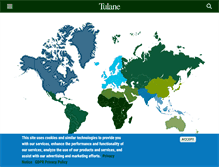 Tablet Screenshot of global.tulane.edu