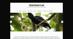 Desktop Screenshot of karubian.tulane.edu