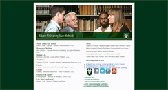 Desktop Screenshot of law.tulane.edu