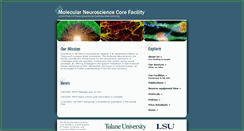 Desktop Screenshot of mncf.tulane.edu