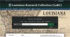 Desktop Screenshot of larc.tulane.edu
