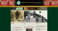Desktop Screenshot of mari.tulane.edu