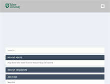 Tablet Screenshot of burowlab.tulane.edu