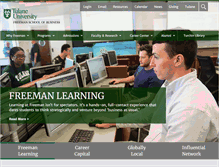 Tablet Screenshot of freeman.tulane.edu