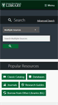 Mobile Screenshot of library.tulane.edu