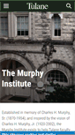 Mobile Screenshot of murphy.tulane.edu