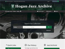 Tablet Screenshot of jazz.tulane.edu